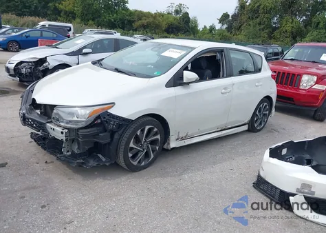 2017 Toyota Corolla Im z USA, uszkodzony, nr VIN JTNKARJE1HJ546053